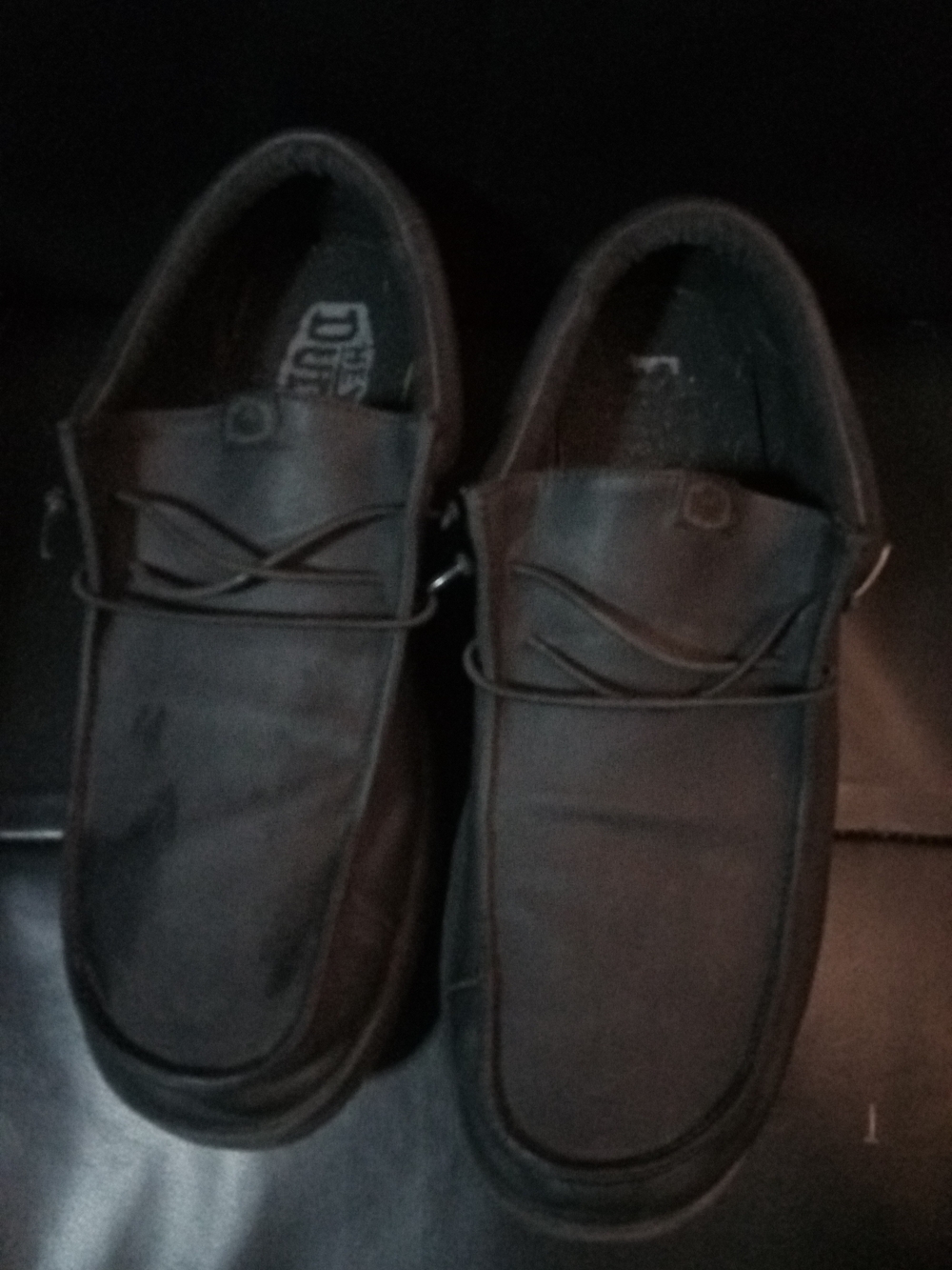 Hey Dude Men's Black Casual Slip-On Loafers US size 13